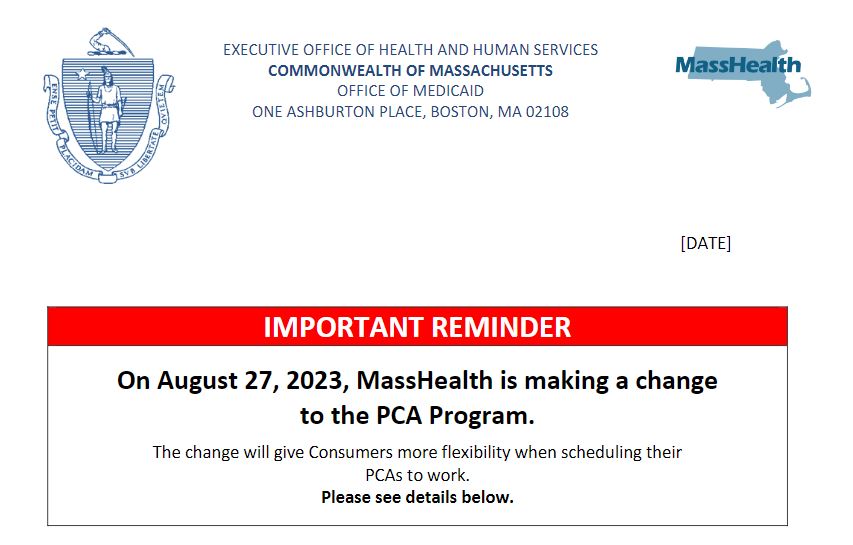 Changes to the PCA Program 2023